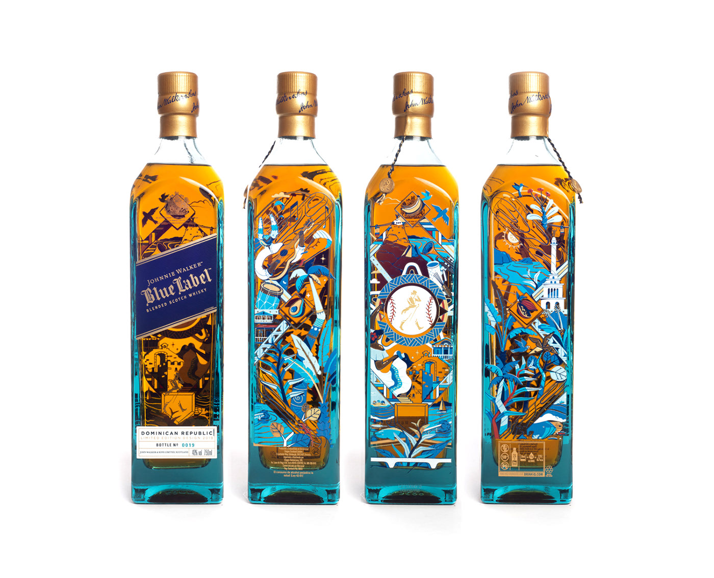 Johnnie Walker 限量版威士忌酒包裝設計