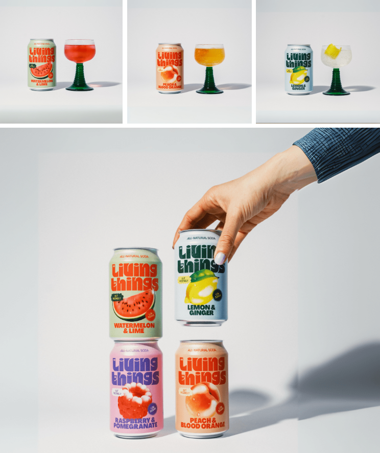 LivingThings果啤包裝設計欣賞：繽紛果味，魅力綻放 —— 邂逅驚艷水果啤酒包裝設計